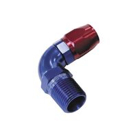 Full Flow Billet - Male 3.17mm NPT 90 Deg to -6AN Hose