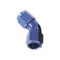 45 Deg Full Flow Female Swivel Coupler -4AN