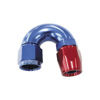 570 Series 180 Deg Full Flow Hose End -6AN