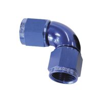 90 Deg Full Flow Female Swivel Coupler -4AN