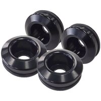 4 x Fuel Injector Inserts - Black Anodised (Nissan S14 S15)