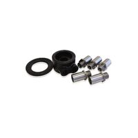 Billet Oil Cooler Sandwich Adapter - Black