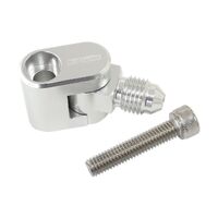 Single Swivel Water Cross-Over Adapter - Silver (GM LS)