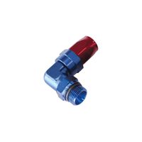 90 Deg Taper Swivel Hose End -6AN To -4AN