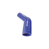 45 Deg Silicone Hose Reducer - Blue - 140mm Long