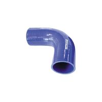 90 Deg Silicone Hose Coupler - Blue - 150mm Long