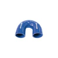 180 Deg Silicone Hose Coupler - Blue - 100mm Long