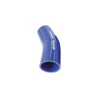 23 Deg Silicone Hose Coupler - Blue - 125mm Long