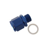 M18 x 1.5 to -10AN Female Swivel Washer Seal - Blue