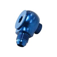 90 Deg Low Profile -8ORB to -6AN Male Adapter