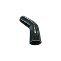 45 Deg Silicone Hose Coupler - Black - 145mm Long