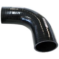 Gloss Black 90° Silicone Elbow Hose