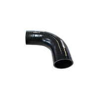 90 Deg Silicone Hose Coupler - Black - 150mm Long