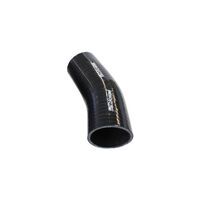 23 Deg Silicone Hose Coupler - Black - 125mm Long