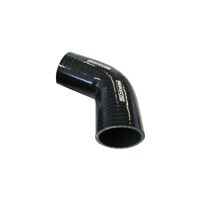 67 Deg Silicone Hose Coupler - Black - 125mm Long