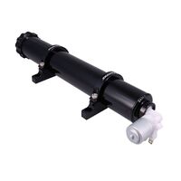 Round Washer Bottle Tank With Pump 0.5L - Black