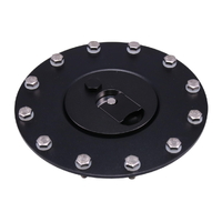 Billet Aluminium Flush Fuel Cell Cap - Black