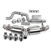 Catback Exhaust System - S3 Sportback 8V / T-Roc Fits ROW Market Audi S3 8V and T-Roc