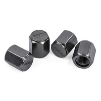 Valve Stem Caps - Gunmetal Stylish valve stem caps in gunmetal