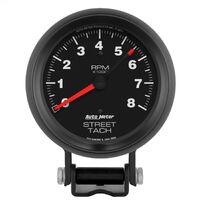 3-3/4" Pedestal Tachometer 0-8,000 RPM Z-Series