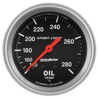 2-5/8" Oil Temperature 140-280 °F 6 Ft. Mechanical Sport-Comp