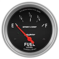 2-5/8" Fuel Level 0-90 ohm Air-Core SSE Sport-Comp