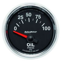 2-1/16" Oil Pressure 0-100 PSI Air-Core GS