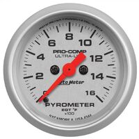 2-1/16" Pyrometer 0-1600 °F Stepper Motor Ultra-Lite