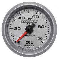 2-1/16" Oil Pressure 0-100 PSI Mechanical Ultra-Lite II