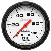 2-5/8" Oil Pressure 0-100 PSI Mechanical Phantom