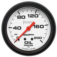 2-5/8" Oil Pressure 0-200 PSI Mechanical