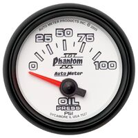 2-1/16" Oil Pressure 0-100 PSI Air-Core Phantom II