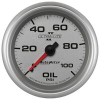 2-5/8" Oil Pressure 0-100 PSI Mechanical Ultra-Lite II