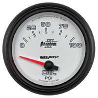 2-5/8" Oil Pressure 0-100 PSI Air-Core Phantom II