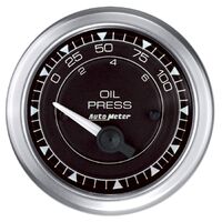 2-1/16" Oil Pressure 0-100 PSI Chrono