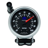 3-3/4" Pedestal Tachometer 0-10,000 RPM Black Mopar