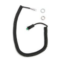 Momentary Switch - Green Button Spiral Cord Momentary Switch