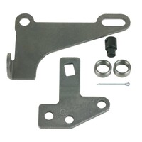 Cable Bracket & Shift Lever Kit - GM 4L60E through 4L85E - Front Cable Exit