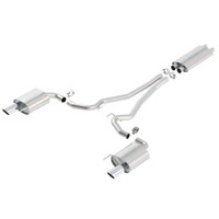 EC-Type CB Stainless Steel Single Round Rolled Tips Exhaust (Mustang GT 15-17)