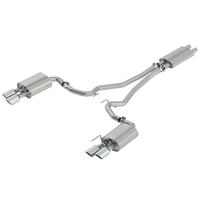 Cat-Back Exhaust System Touring- Rolled Polished Tips (Mustang GT 18-23)