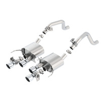 S-Type Dual Round Rolled Center Rear Exit Exhaust (Corvette 14-19)