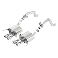 S Type Rear Section Exhaust Quad Rd RL Tips (Corvette 14-19)