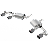 S-Type Exhaust - w/Dual Mode Valves - Black CF Tip (Camaro 16-23)