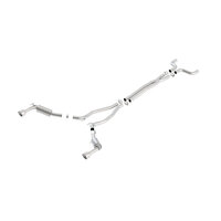 Single Split Rear Exit S-Type Cat-Back Exhaust (Camaro 14-15)