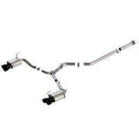 3in S-Type Cat-Back Exhaust - 2.5in Black Chrome Tips (WRX/STI 15-21)