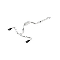 SS S-Type Cat-Back Exhaust w/Black Chrome Tips (Golf GTI 18-21)