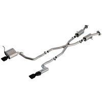 2.25in S-Type Cat-Back - Black Chrome (Grand Cherokee 14-21)