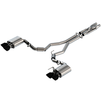 3in Atak Cat-Back Exhaust w/Black Chrome Tips (Mustang Shelby GT500 20-23)