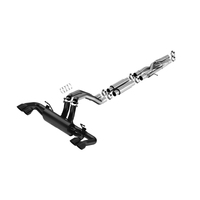 S-Type Cat-Back Exhaust - Coated Black (Wrangler 21-23)