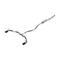 2.50in S-Type Cat-Back Exhaust Black Chrome (Integra 23/Civic 22-23)